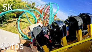 Kumba On Ride POV 5K 60fps Busch Gardens Tampa March 2024