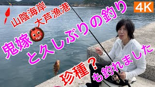 釣り12.【鬼嫁と久しぶりの釣り】山陰海岸　松江市大芦漁港