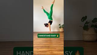 Get Your HANDSTAND 🔥💚 #handstand #training #shorts