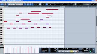 Создание музыки: Cubase, урок 20. Редактирование в клавишном редакторе