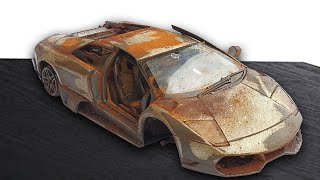 Restoration Abandoned Lamborghini Murcielago Model Car