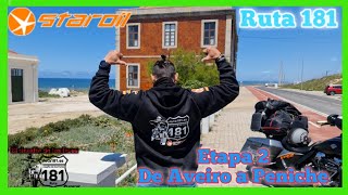 Ruta 181 🛣Etapa 02🏍 Este es nuestro DESAFIO DE LOS FAROS 🛣🏍 De Aveiro a Peniche (Portugal) ✌