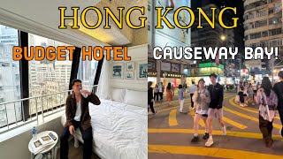 HONG KONG BUDGET HOTEL + Let's Explore CAUSEWAY BAY