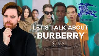 Let's Talk about Burberry SS 25 Runway Show