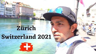 Zürich 4K / Old Town Drone Shot Zurich Switzerland 2021