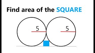 Can you find the area of the square?