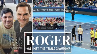 How I met Roger Federer in Tokyo? | Shocked to get SIGNED Ball 😮