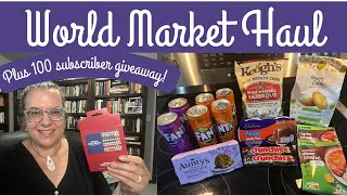 World Market Haul and 100 Subscriber Giveaway!