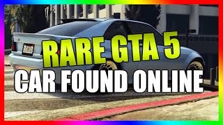 EXTREMELY RARE CAR FOUND IN GTA 5! FREE Secret Rare Car Location!