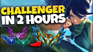 How To CLIMB to CHALLENGER in 2 HOURS… with ONLY Akali