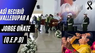 Así recibió Valledupar a Jorge Oñate via @Vallenatoalcien