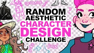 DESIGNING CHARACTERS BASED ON RANDOMLY GENERATED AESTHETICS!?