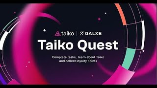 Update I Taiko Alpha testnet v3 is Live !