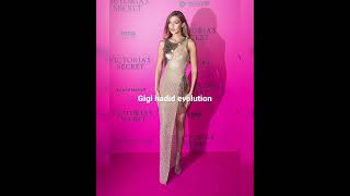 Gigi Hadid evolution#then vs now