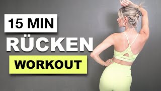 15 MIN RÜCKEN WORKOUT ohne Equipment - Rückenschmerzen lindern und vorbeugen!