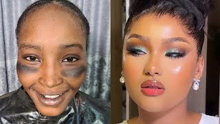 VIRAL ☝️😱 BOMB 💣🔥 BRIDAL GELE AND MAKEUP TRANSFORMATION |  MAKEUP TORTURIAL 2013