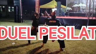 DUEL PESILAT DALAM KEGIATAN PTA GUGUS DEPAN 02101-02102 PANGKALAN SMA N 1 Babadan  18 Agustus 2023