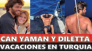 Can Yaman y Diletta Leotta están de vacaciones en Turquía