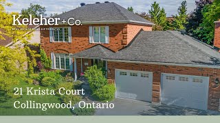 FOR SALE - 21 Krista Court, Collingwood, ON, L9Y 4N9