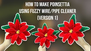 How to make Poinsettia #diy #fypage #tutorial #diy #diycraft #craft #craftideas #christmas