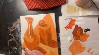 How to paint a monochromatic still life (part one)