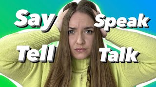 ТЫ НАКОНЕЦ-ТО ПОЙМЁШЬ РАЗНИЦУ SAY, TELL, SPEAK, TALK | Languanna