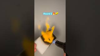 Sponge 🧽 vs lighters 🔥