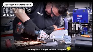 Aplicação de grampos na construção de curvadora de tubos