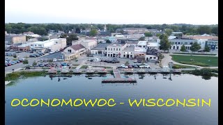 Aerial Views of Charming Oconomowoc, Wisconsin