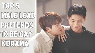 [Top 5] Male Lead pretends to be Gay in Korean Drama | KDrama