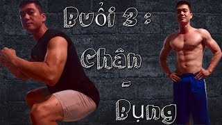 Lịch tập và giáo án cho người mới tập Gym | Buổi 3 : Chân - Bụng | Nguyễn Hoàng Gym