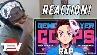 DEMON SLAYER RAP | "Demon Slayer Corps" | Breeton Boi ft. IAMCHRISCRAIG | Reaction!!!