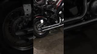 Honda Steed 400 Custom exhaust