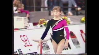 Natalja Kalinina (URS) - DTB Cup 1989 - All Around - Horse Vault