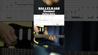 Hallelujah (Bamboo) guitar intro cover #hallelujah #bamboo #guitarintro #guitartabs #shorts