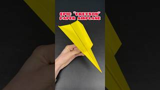 Paper Airplane “Greyson” Origami Tutorial #shorts