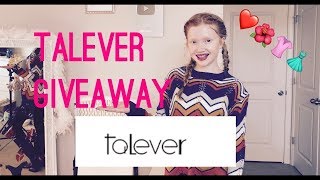 Talever Clothing GIVEAWAY! 2 Winners! 6 Free Clothes! 👗🌺👚