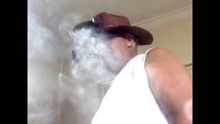 Cowboy, with White T-Shirt, Smoking my Northern Briars Premier Pipe Tobaccos