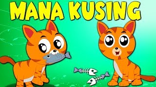 MANA KUCING ANIMATED - Lagu Kanak Kanak Melayu Malaysia - Kompilasi