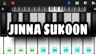 Jinna Sukoon Piano Tutorial - Melodious Zahid