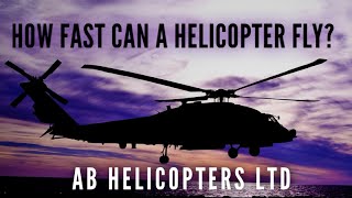 Unlocking Helicopter Top Speeds Secrets: How Fast Can They Actually Go?