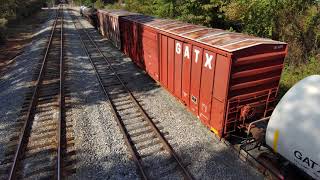 SkyDio 2 - Freight Cars on a siding