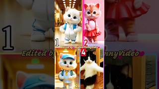 who is the best dancer 😜 cats dance competetion #cat #dancingcat #youtubeshorts