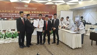 KPU Ketapang Tetapkan 45 Caleg  Terpilih Periode 2024-2029.