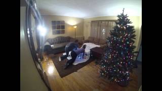 Christmas tree time-lapse - baby's first Christmas