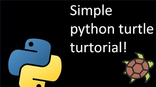 Easy python tutorial for beginners: Turtle Module #python #pythonforbeginners  #pythontutorial