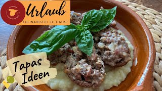 🇪🇸Gefüllte Champignons aus dem Ofen mit Hackfleisch & Schinken 🇪🇸