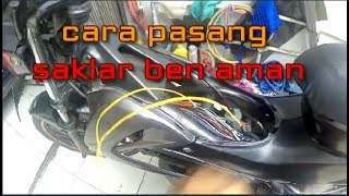 cara pasang sakalr di satria f ben aman