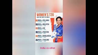 Women Asia Cup 2022 (7 Team Participate)