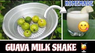 Homemade Guava milkshake